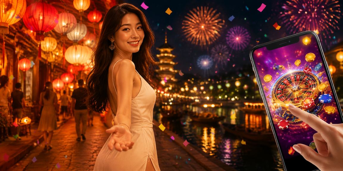 Người dùng trải nghiệm casino trên điện thoại di động tại chợ đêm Hà Nội sôi động